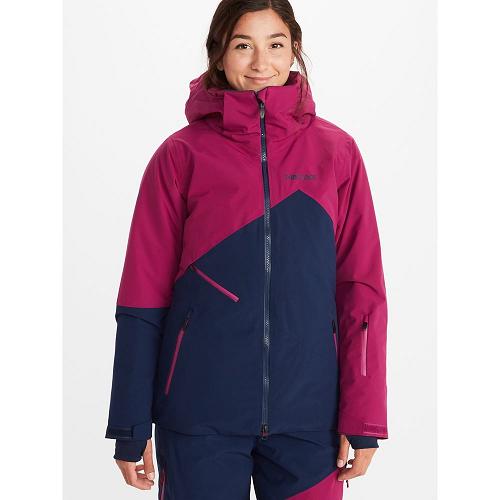 Marmot Ski Jacket Navy NZ - Pace Jackets Womens NZ6182937